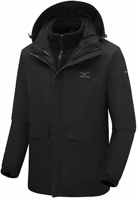 Mizuno Outdoor 3-in-1 Waterproof Windproof Detachable Fleece Jacket Unisex. A2CE2634 Buy Mizuno Outdoor 3-in-1 Waterproof Windproof Detachable Fleece Jacket Unisex. A2CE2634