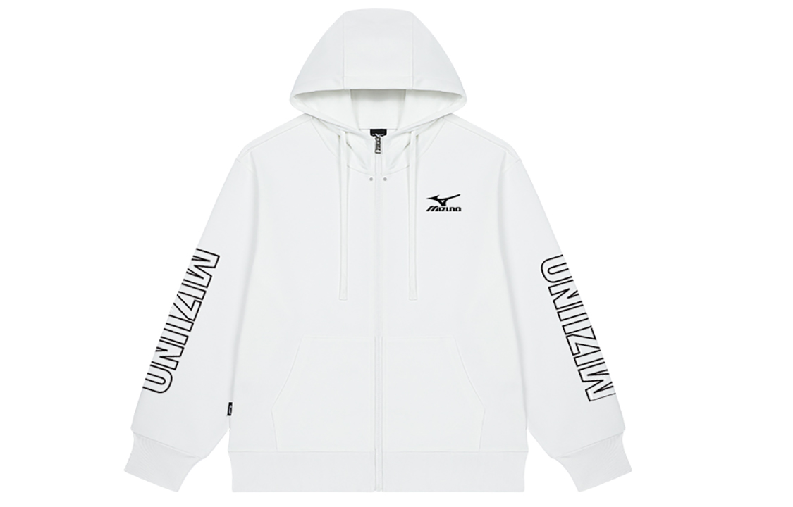 Mizuno Outdoor Basic Logo Print Hoodie Jacket Unisex A2CA2510