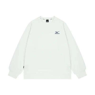 Mizuno Outdoor Casual Letter Print Oversized Crewneck Sweatshirt Unisex A2CA2A66