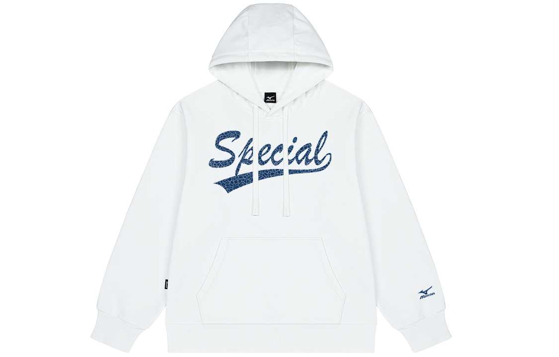 Mizuno Outdoor Crack Letter Print Loose Hoodie Unisex A2CA2504