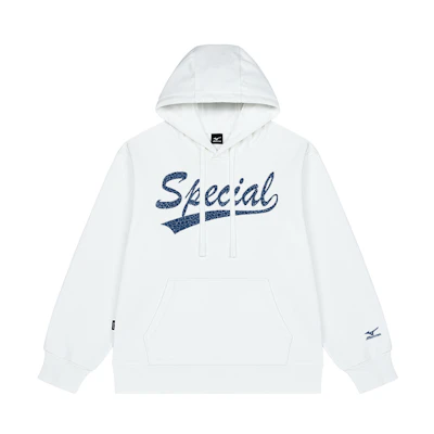 Mizuno Outdoor Crack Letter Print Loose Hoodie Unisex A2CA2504