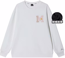 Mizuno Outdoor Daisy Logo Print Thickened Fleece Crewneck Sweatshirt Winter Unisex A2CA2589 Mizuno Outdoor Daisy Logo Print Thickened Fleece Crewneck Sweatshirt Winter Unisex A2CA2589