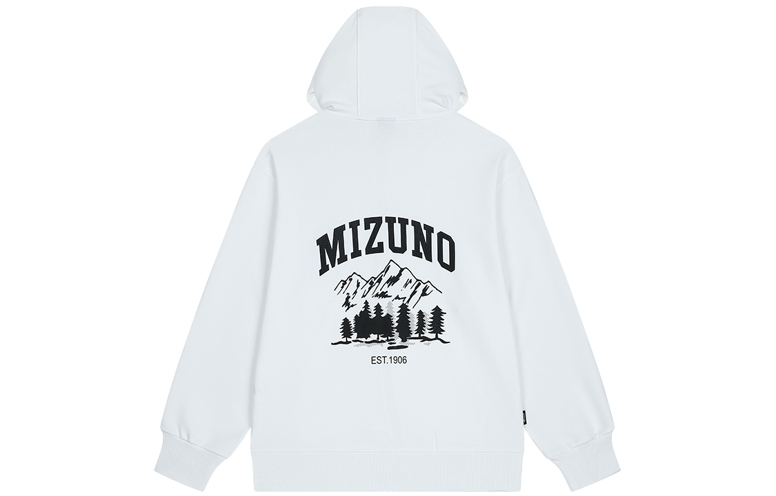 Mizuno Outdoor Forest Mountain Logo Hoodie Unisex A2CC2552