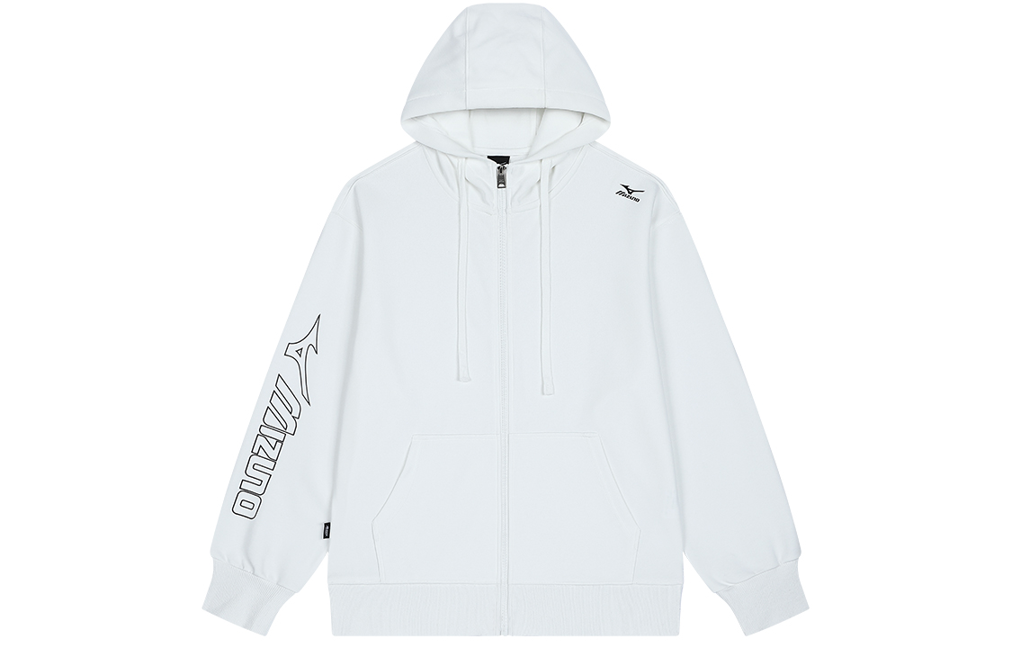 Mizuno Outdoor Logo Print Loose Fit Hoodie Unisex A2CC2551