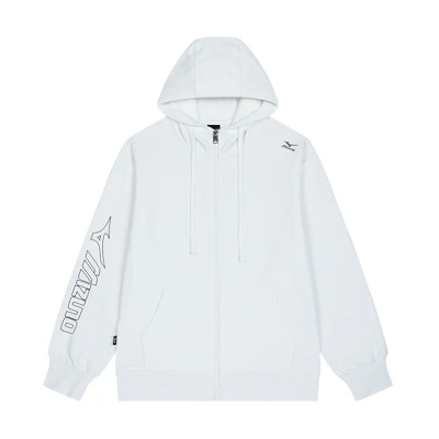 Mizuno Outdoor Logo Print Loose Fit Hoodie Unisex A2CC2551