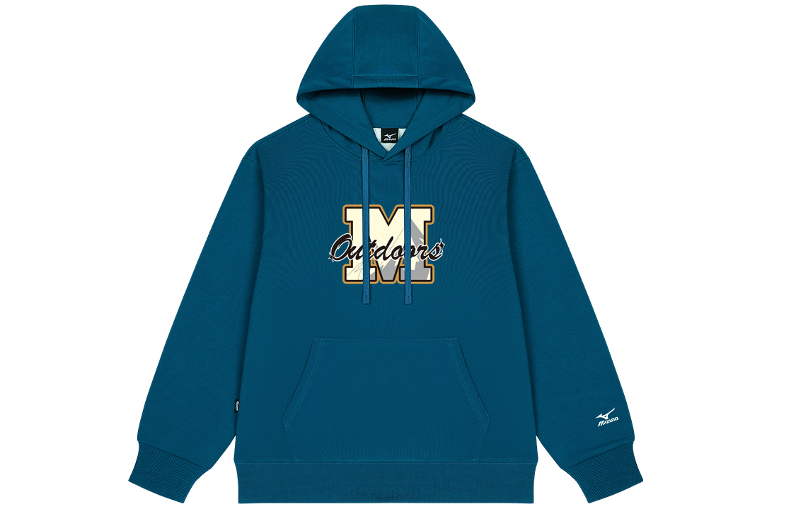 Mizuno Outdoor M-Logo Embroidered Oversized Basic Hoodie - Unisex Style A2CA2508