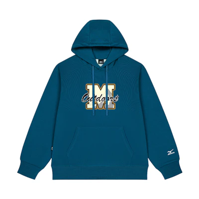 Mizuno Outdoor M-Logo Embroidered Oversized Basic Hoodie - Unisex Style A2CA2508