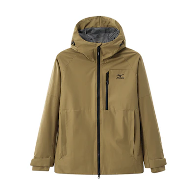 Mizuno Outdoor Solid Logo Print Woven Running Utility Jacket Unisex A2CC3104