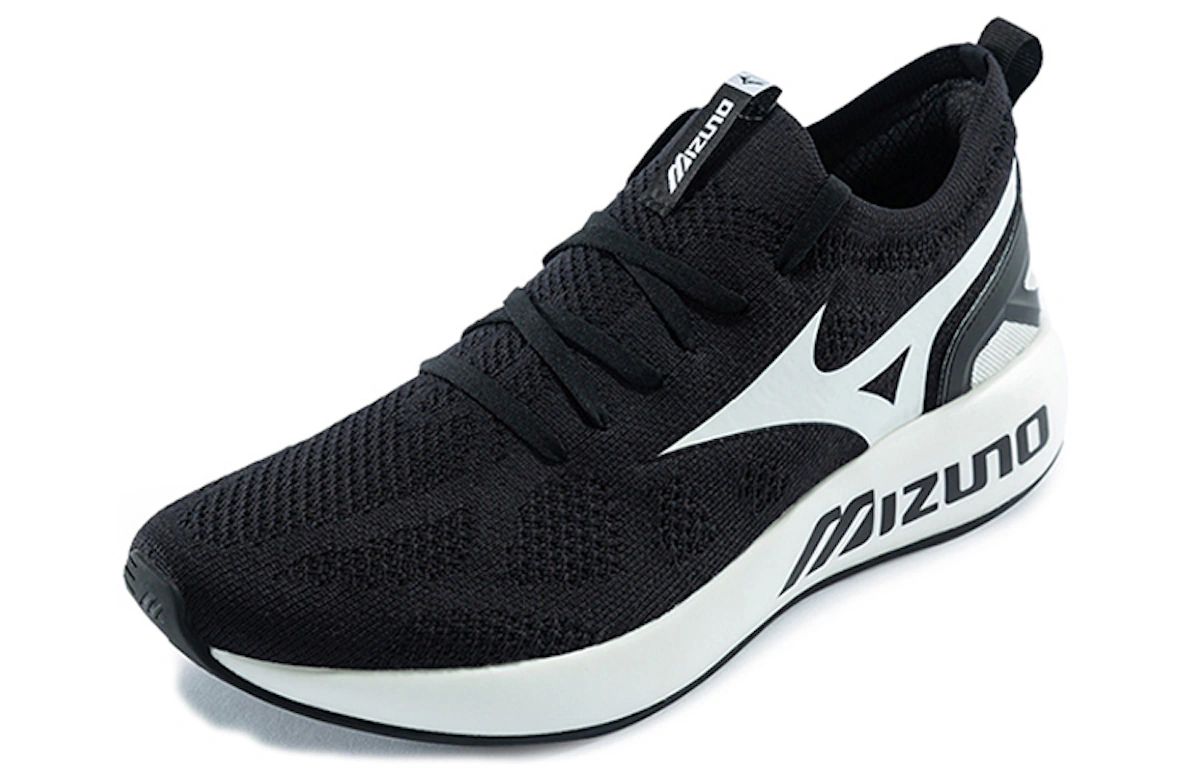Mizuno PI Knit Low-top 'Black And White'