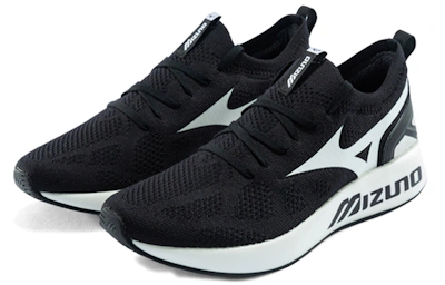 Mizuno PI Knit Low-top 'Black And White'