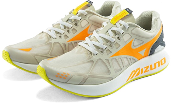 Mizuno PI Mono Boleh Bernafas Beige/Kuning/Jingga D1GH201201 Lookbook Mizuno PI Mono Boleh Bernafas Beige/Kuning/Jingga D1GH201201