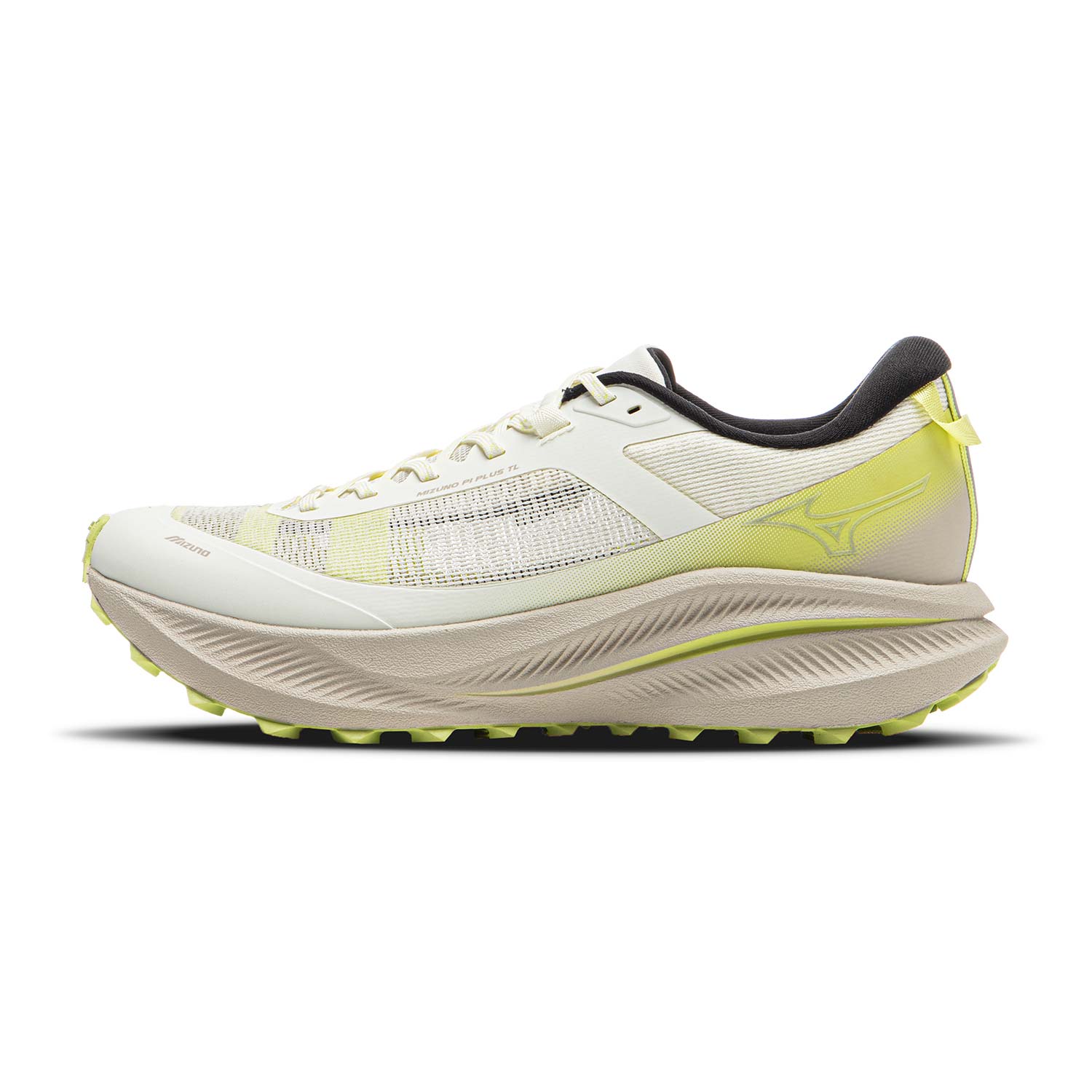 Mizuno PI PLUS TL Gray Yellow Breathable Non-Slip Running Shoes D1GH250701