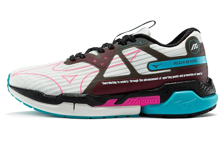 Mizuno PIX Retro Running Shoes Blue/Pink D1GH210201