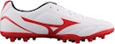 Kasut Bola Mizuno Potrero Wide AG Short Nail Putih/Merah P1GA189262