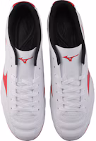 Shop Chaussures de Football Mizuno Potrero Wide AG Blanc/Rouge P1GA189262