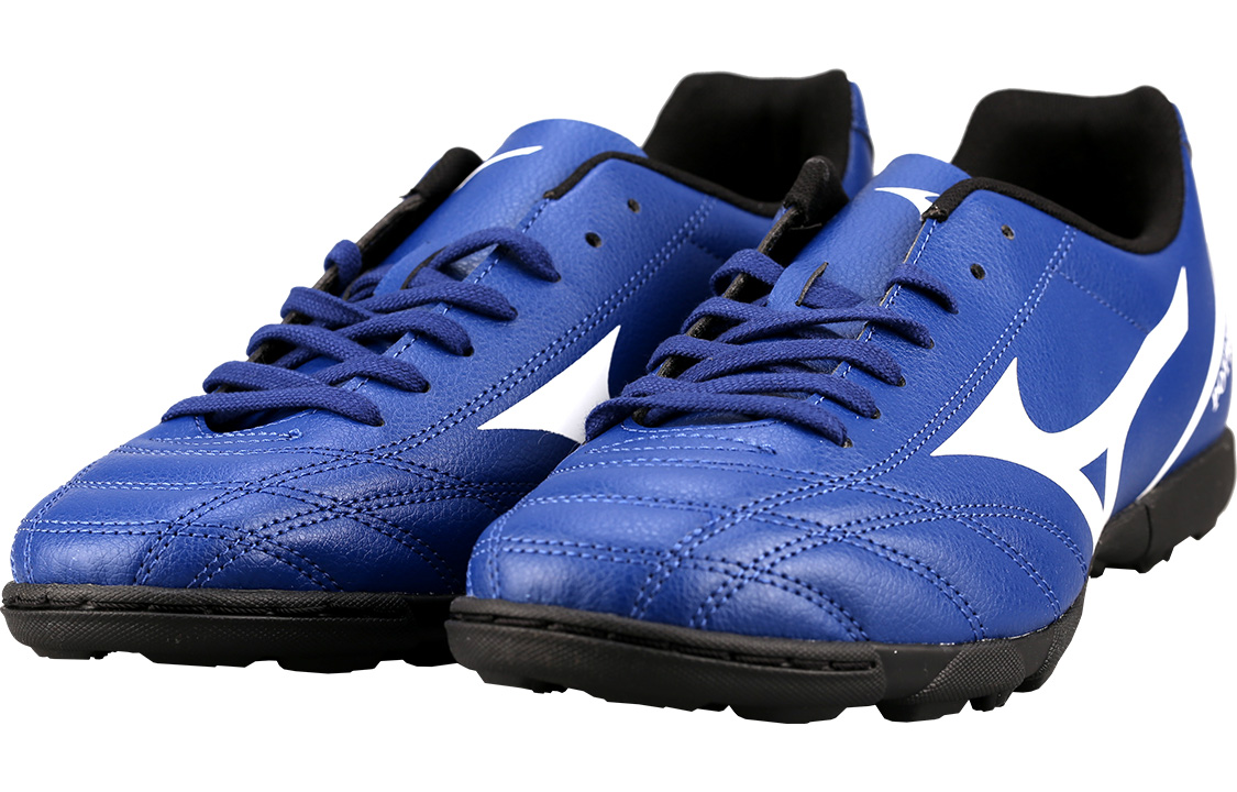 Shop Mizuno Potrero Wide AS Kasut Bola Sepak Stud Putus Biru P1GD189227