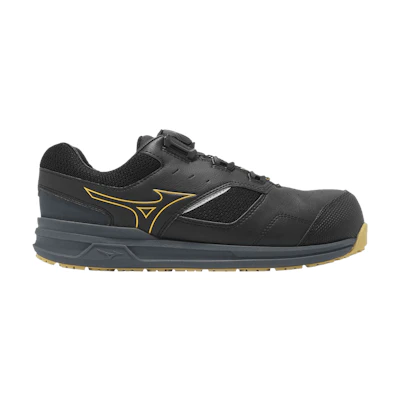 Mizuno Prime Fit LS 2 51L Wide BOA 'Black Yellow'