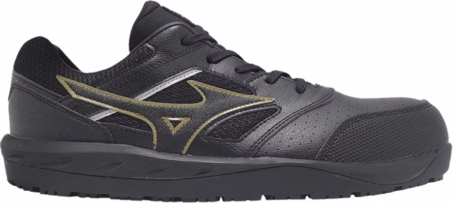 Mizuno Prime Fit PG12L Wide 'Black Gold' F1GD247991 Buy Mizuno Prime Fit PG12L Wide 'Black Gold' F1GD247991