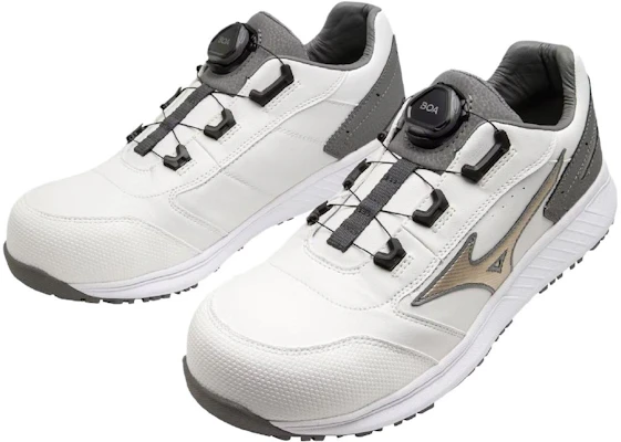 Mizuno Prime Fit SU51L BOA ''Wit Goud Grijs'' F1GA247701 Order Mizuno Prime Fit SU51L BOA ''Wit Goud Grijs'' F1GA247701