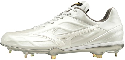 Mizuno Pro QS Low Top Wear-Resistant Baseball Shoes White Gray 11GM190001 Mizuno Pro QS Low Top Wear-Resistant Baseball Shoes White Gray 11GM190001