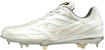 Mizuno Pro QS Low Top Wear-Resistant Baseball Shoes White Gray 11GM190001