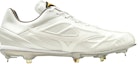 Order Mizuno Pro QS Low Top Wear-Resistant Baseball Shoes White Gray 11GM190001