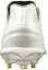 Shop Mizuno Pro QS Low Top Wear-Resistant Baseball Shoes White Gray 11GM190001