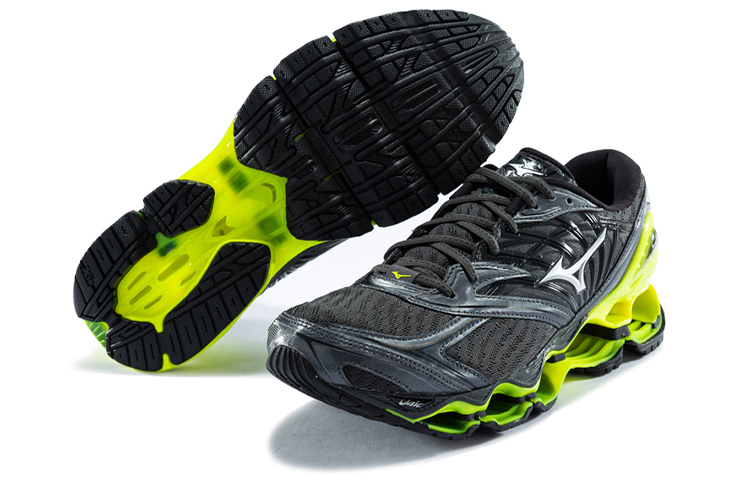 Shop Mizuno Prophecy 8 'Gris Oscuro Verde Flúor Plata' J1GC190005