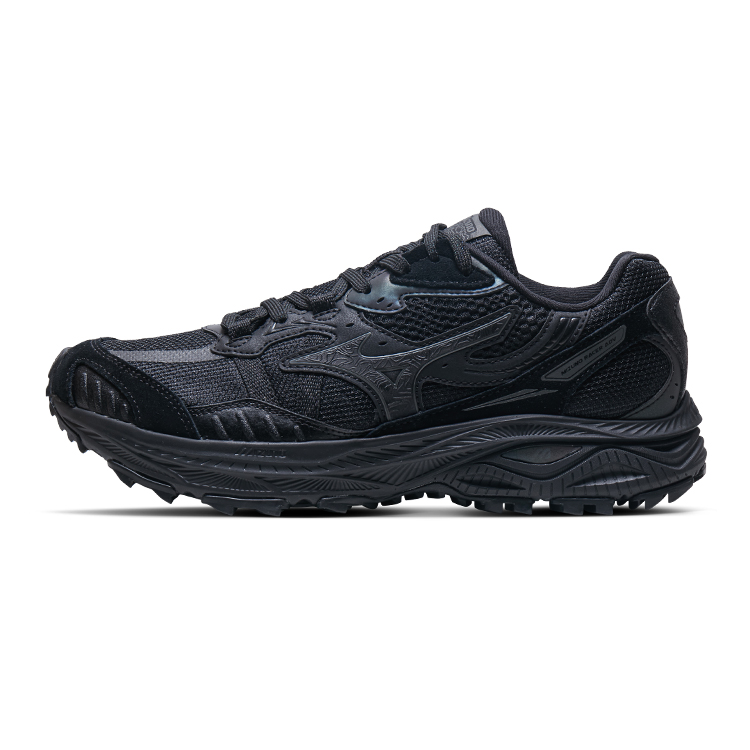 Mizuno Racer ADV Black Obsidian Low-Top Hiking Shoes - , Non-Slip Sole. D1GH241201
