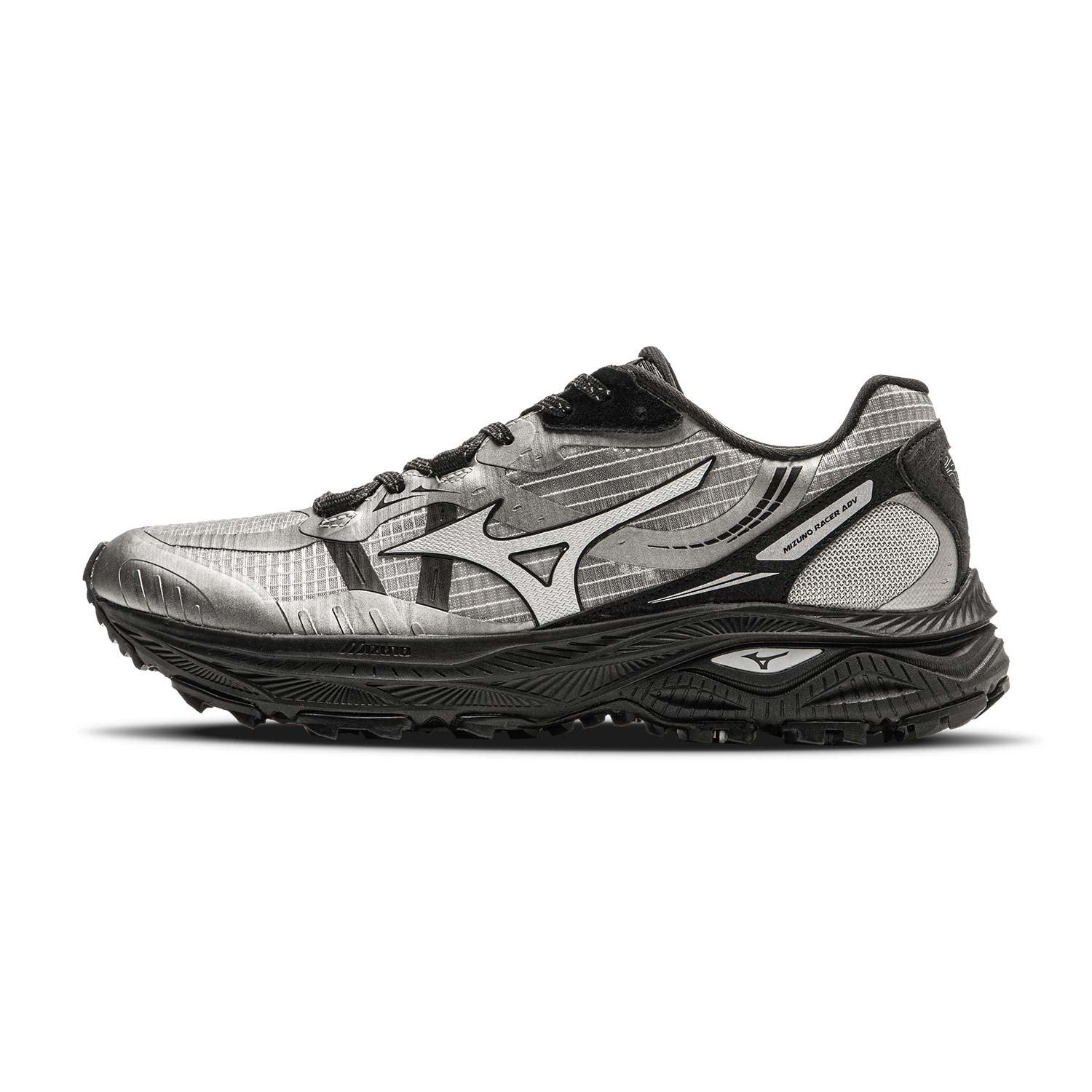 Mizuno Racer ADV Silver Low-Top Hiking & Running Shoes D1GH241207