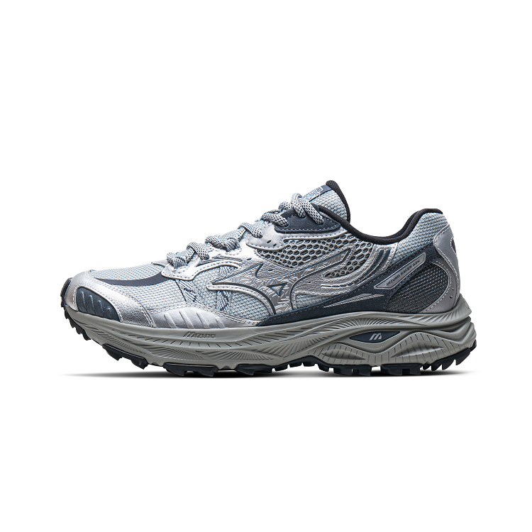 Mizuno Racer ADV Silver Low-Top Hiking & Running Shoes Comfortable Design D1GH241202