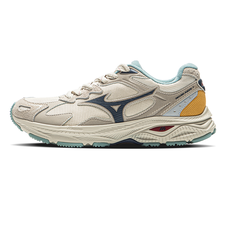 Mizuno Racer S 2.0 White Sand Lake - Stylish, Breathable, Non-Slip Running Shoes. D1GH243501