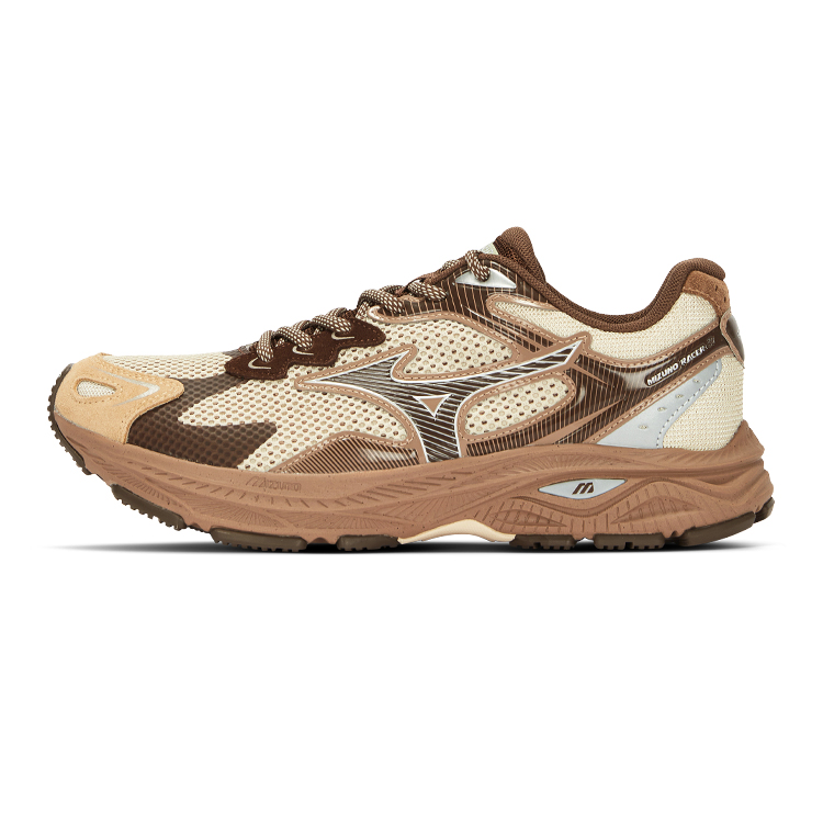 Mizuno Racer S Chestnut Brown Low-Top Durable Running Training Shoes D1GH223523