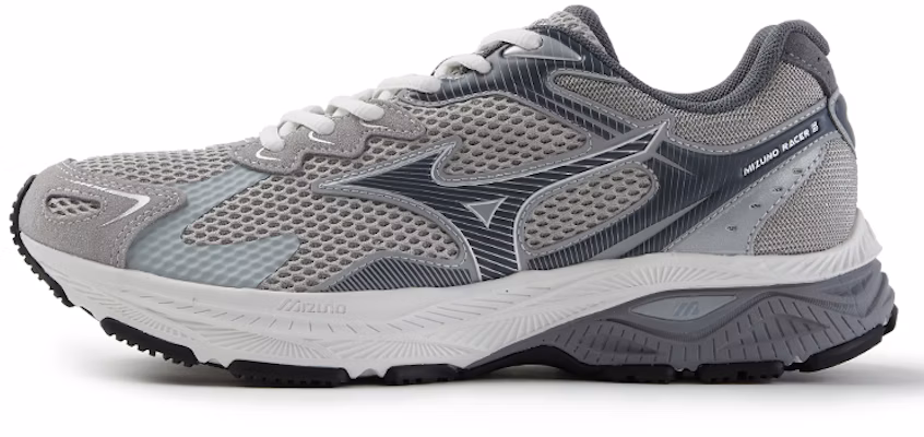 Mizuno Racer S 'White and Gray' D1GH223509 Buy Mizuno Racer S 'White and Gray' D1GH223509