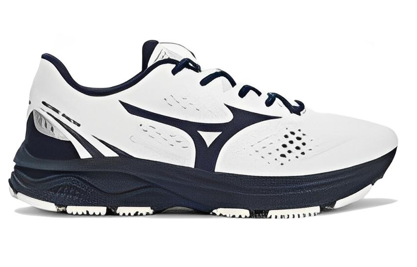 Order Mizuno Racer S Rendah 'Putih Biru Hitam' DGH223506