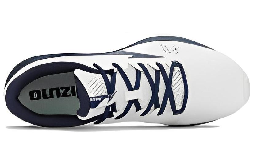 Lookbook Mizuno Racer S Rendah 'Putih Biru Hitam' DGH223506