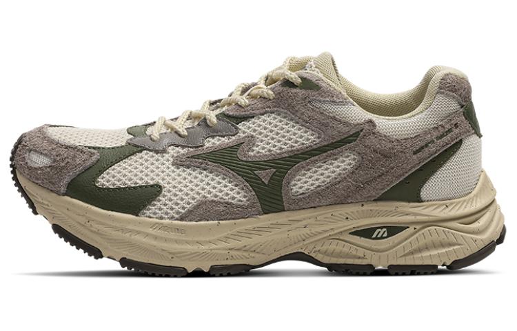Mizuno Racer S Retro Gray Low-Top Breathable Running & Casual Shoes . D1GH223520-1