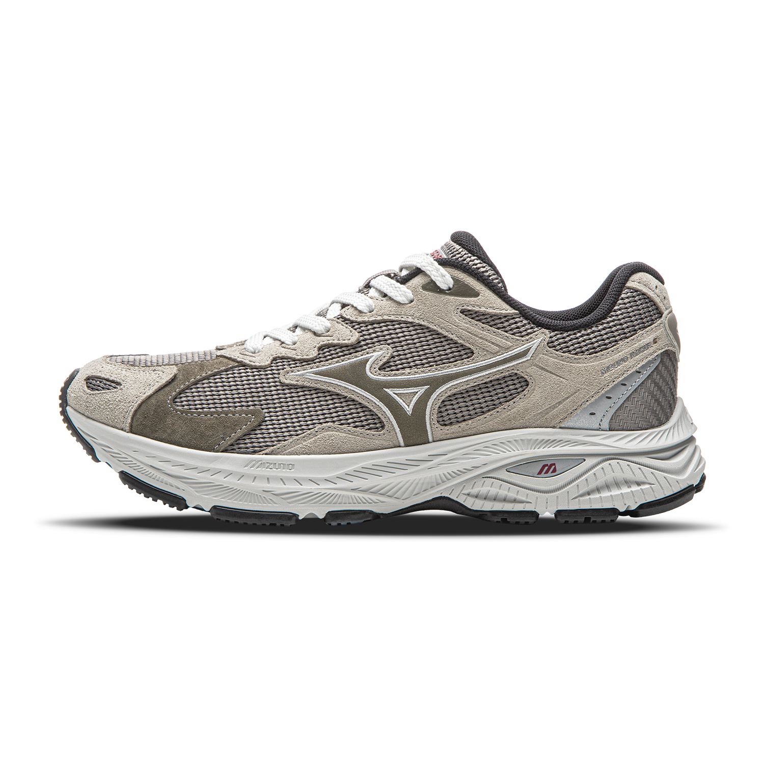 Mizuno Racer S Retro Style Comfortable Low-Top Running Shoes Ash Green. D1GH253507