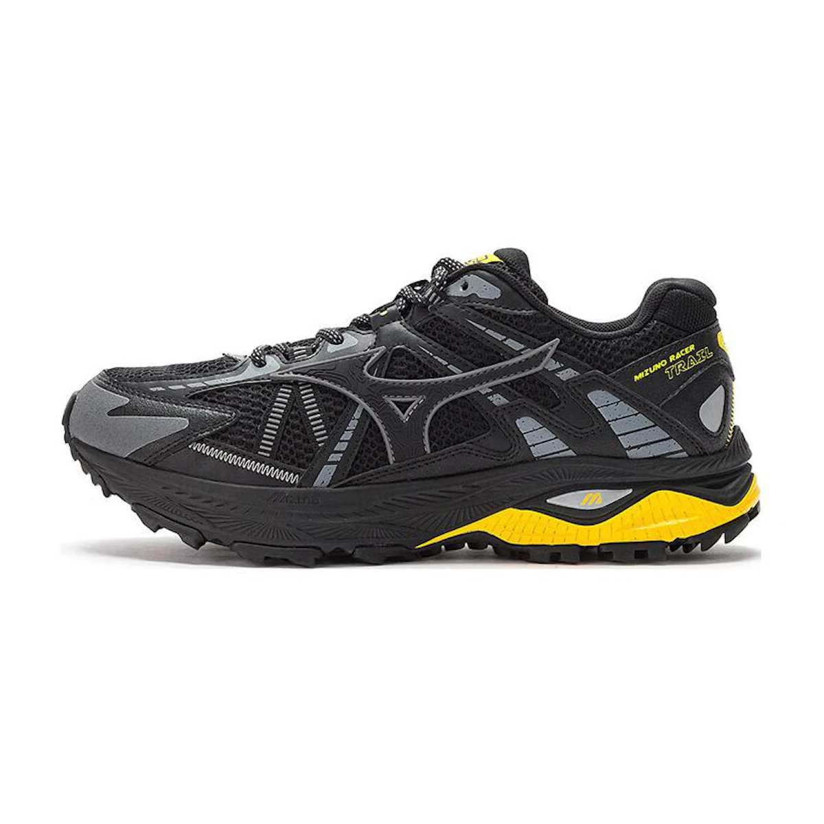 Beli Mizuno Racer Trail 'Black Yellow' D1GH223803 Novelship