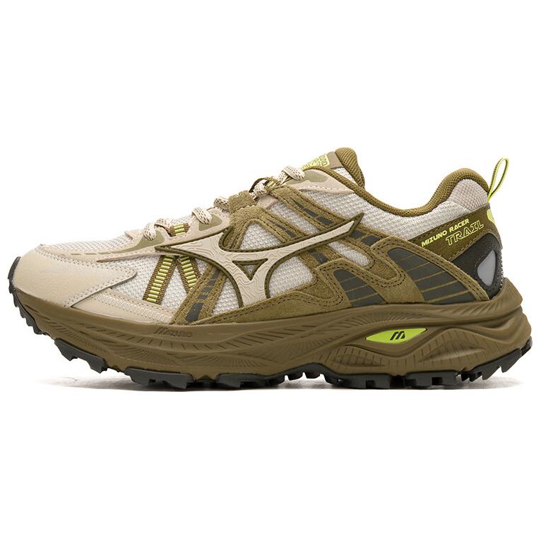 Mizuno Racer Trail Lightweight Durable Running Shoes White/Brown . D1GH223810