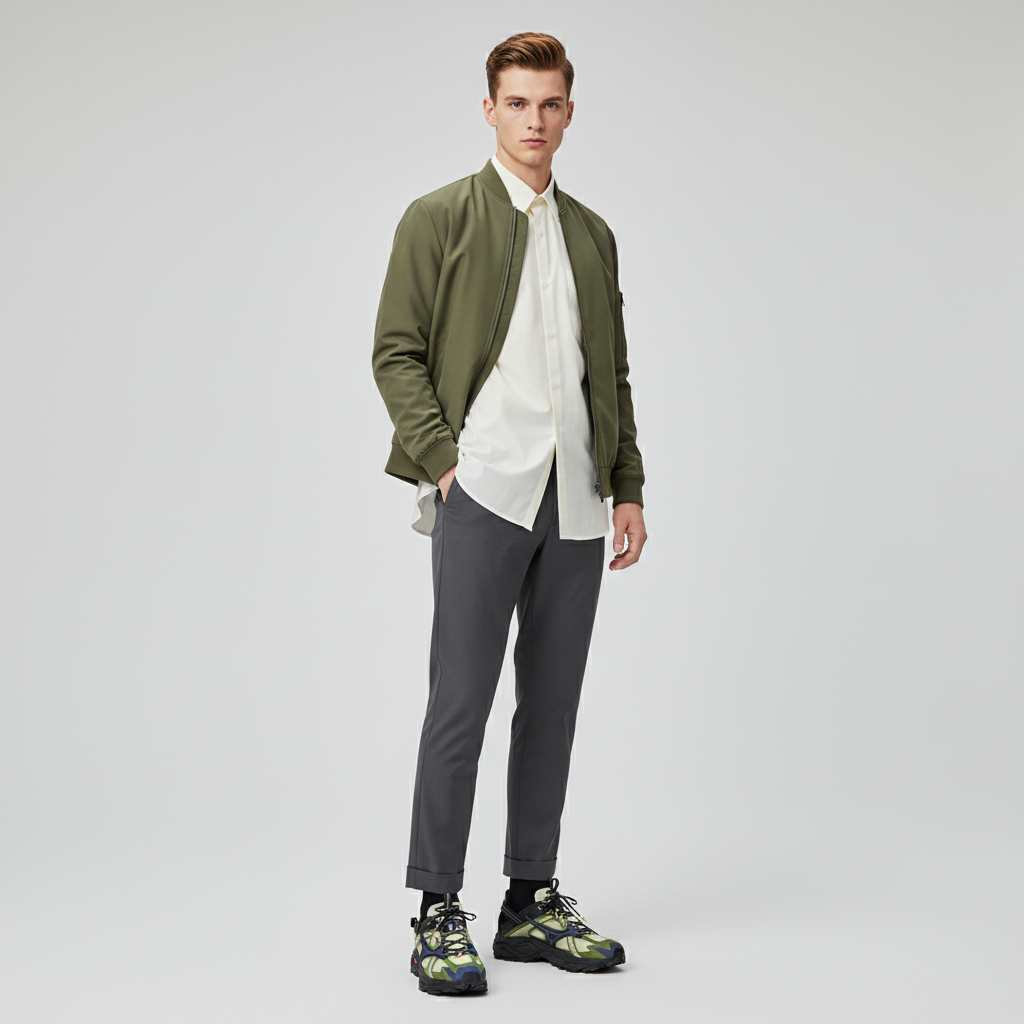 Lookbook 美津浓 Racer Trail SE '黑绿蓝' D1GH241901