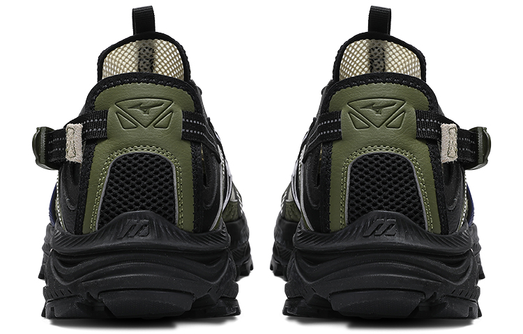 Shop 美津濃競速跑鞋SE 復古百搭 舒適 防滑耐磨 透氣速乾 低幫 戶外功能鞋 男女同款 橄欖綠