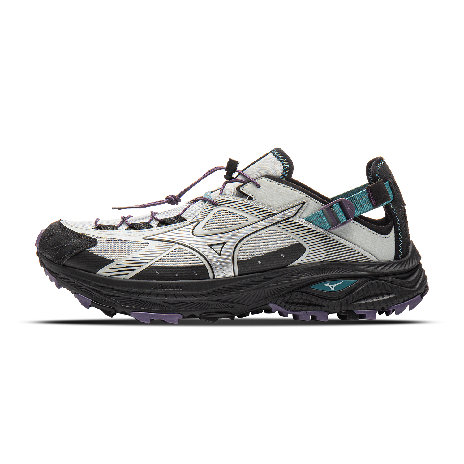 Mizuno Racer Trail SE V2 Outdoor Hiking Shoes Grey/Black Breathable & Grip D1GH261203