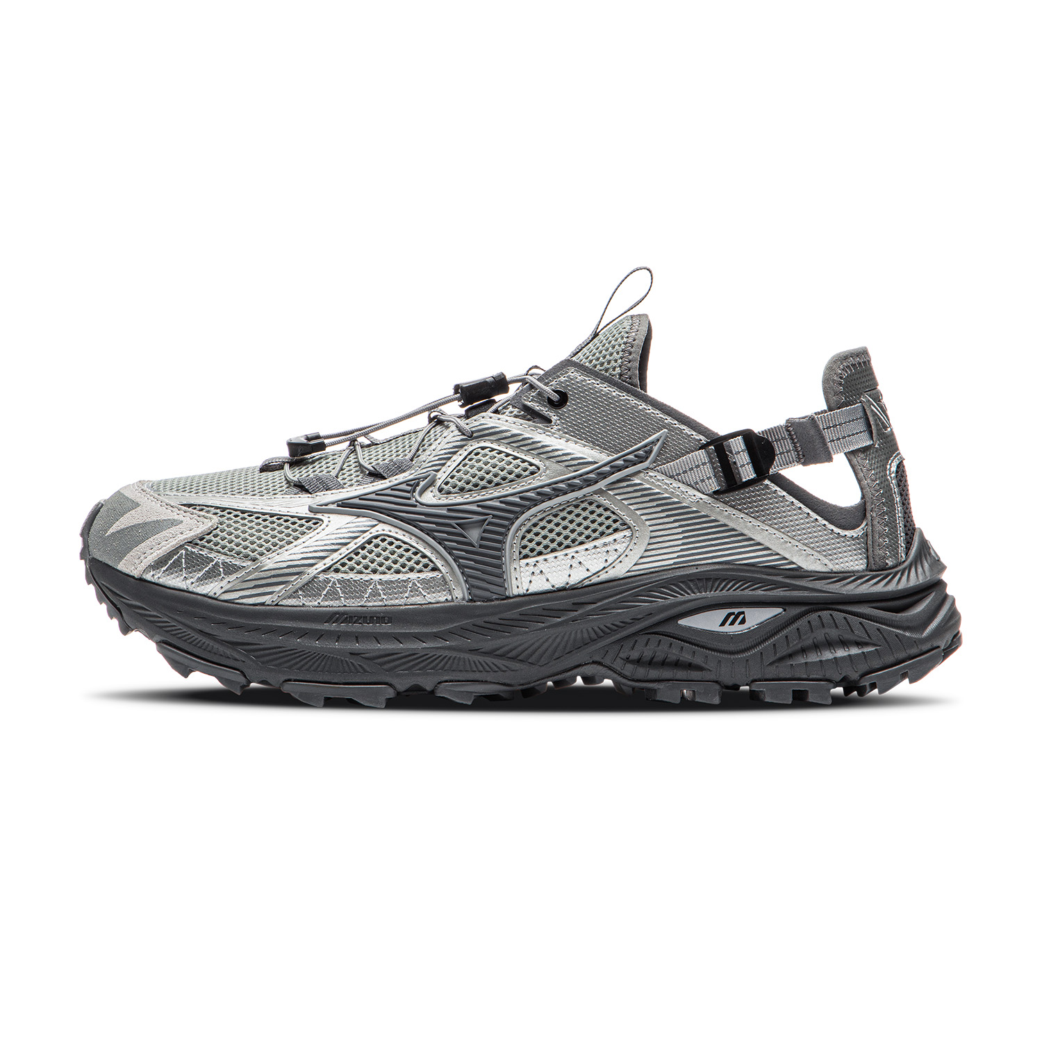Mizuno Racer Trail SE Water-Resistant Anti-Slip Quick-Dry Shoes Grey. D1GH241906