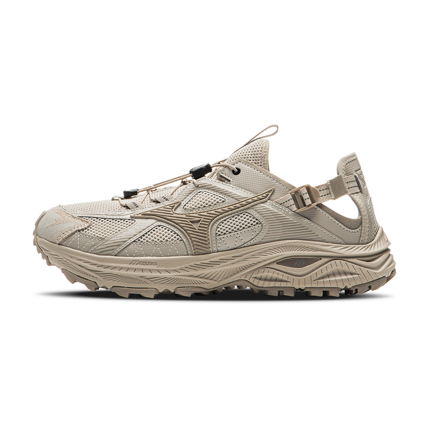Mizuno Racer Trail SE Water-Resistant Quick-Dry Hiking Shoes Feather Grey . D1GH241905