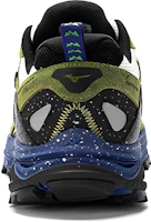Shop 美津濃 Racer Trail Wltr30 減震防滑耐磨 低幫 越野跑步鞋 男女同款 藍綠白 西湖跑山賽