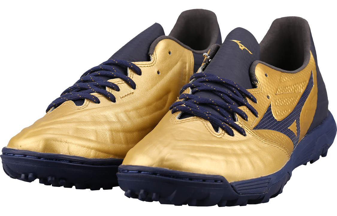 Lookbook Mizuno Rebula 3 Elite AS Fußballschuhe Gold/Blau P1GD206214