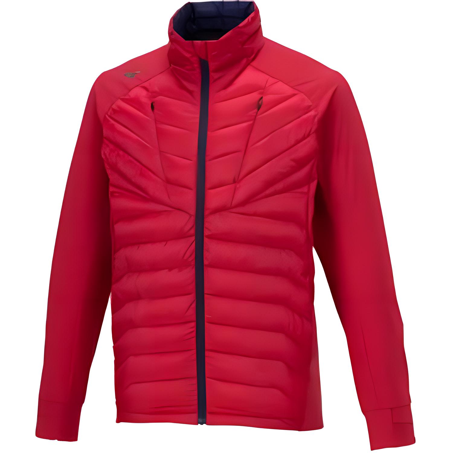 Mizuno Red Full-Zip Stand Collar Jacket 32MEA535-63