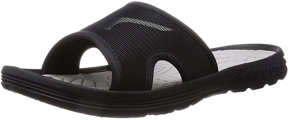 미즈노 릴렉스 슬라이드 (블랙/화이트) 11GJ156000 Order 미즈노 릴렉스 슬라이드 (블랙/화이트) 11GJ156000