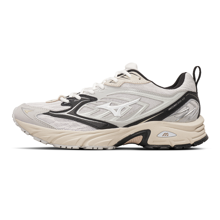 Mizuno Retro Functional Low-Top Running Shoes TPU Cushioning - Light Gray D1GH241505